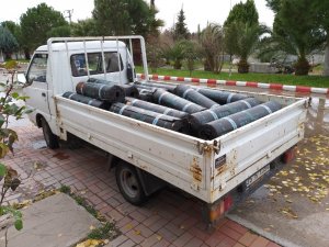 Ayvalık’ta 15 bin liralık yalıtım malzemesi çalanlara suçüstü