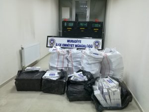Van’da 7 bin 898 paket kaçak sigara ele geçirildi