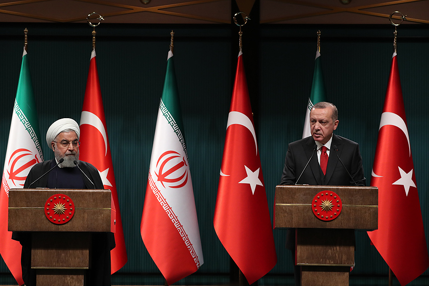 Erdoğan-Ruhani ortak basın toplantısı