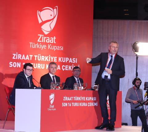 Ziraat Türkiye Kupası Son 16 Turu kura çekimi yapıldı