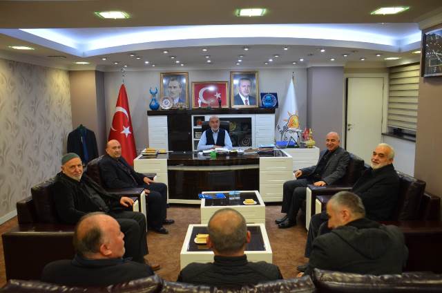Emlakçılardan Başkan Angı’ya ziyaret