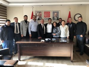 CHP adayı Ömer Günel, il ve ilçe yönetimlerini ziyaret etti
