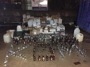 Diyarbakır’da yılbaşı öncesi sahte ve kaçak içki operasyonu