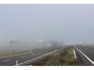 Siverek’te yoğun sis etkili oldu