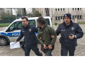 Meyve suyu çalmaktan tutuklandı
