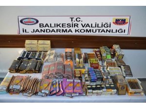 Edremit’te kaçan tütün operasyonu