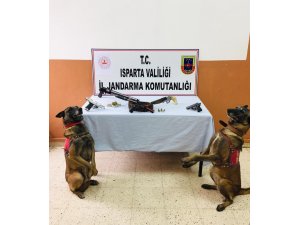 Isparta’da ruhsatsız silah operasyonu