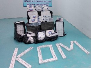 Siirt’te 7 bin 190 paket kaçak sigara ele geçirildi