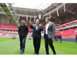 Dursun Türk, 19 Mayıs Stadyumunu inceledi