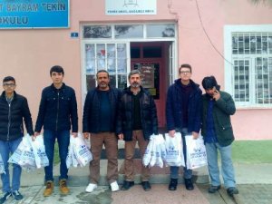 Çocukların yüzü güldü