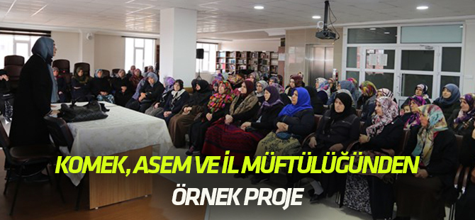 KOMEK, ASEM ve İl Müftülüğünden örnek işbirliği