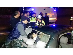 Samsun’da trafik kazası: 1 ölü, 6 yaralı