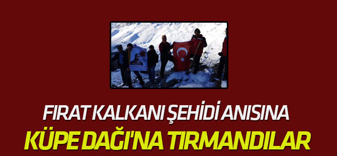 Fırat Kalkanı Şehidi Anısına Küpe Dağı'na Tırmanış