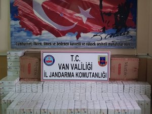 Başkale’de 16 bin 500 paket kaçak sigara ele geçirildi