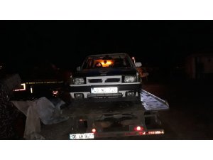 Alkollü sürücü yayaya çarptı 1 yaralı