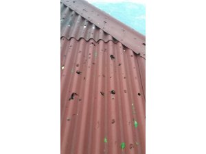 Ordu'daki dolu afetzedelerine yardım