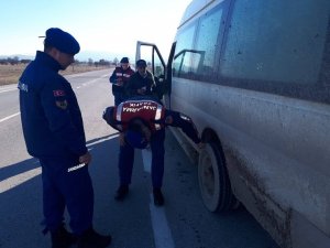 Jandarma’dan ’kış lastiği’ denetimi