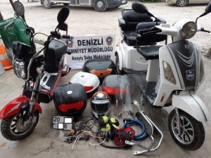 Motosiklet faresi yakalandı