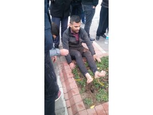 Uyarıyı dikkate almadı, akıma kapılıp yaralandı