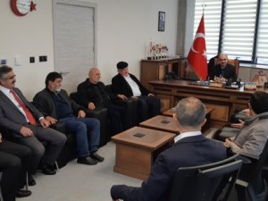 Prof. Kutlu’ya nezaket ziyareti