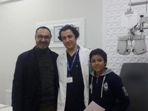 Misafir öğrenciler Konya Göz’de ücretsiz muayene oldu