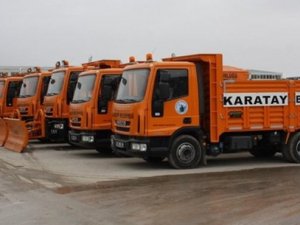 Karatay karla mücadeleye hazır