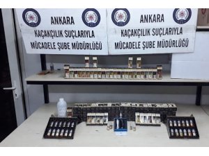 Ankara’da kaçak elektronik sigara operasyonu