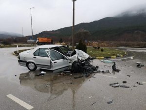 Karabük’te trafik kazası: 2 yaralı