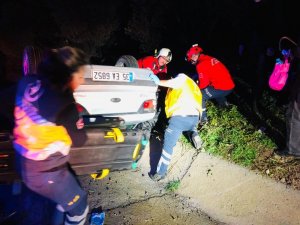 Ayvalık’ta trafik kazası; 1 yaralı