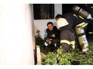 Otelde çıkan yangın korkuttu