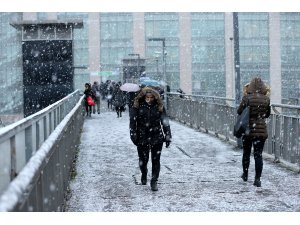 İstanbul'da kar yağışı