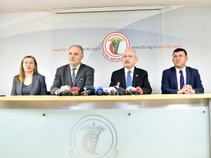 Kılıçdaroğlu’ndan TTB’ye destek ziyareti