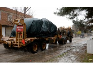 Suriye sınırına askeri sevkiyat