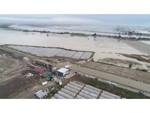 Seralardaki hasarlar drone ile tespit edildi