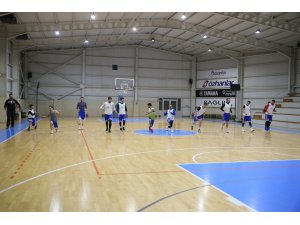 Denizli Basket UPS Spor maçı hazırlıklarını sürdürüyor