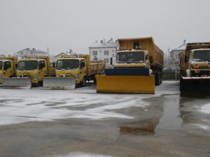 Seydişehir’de karla mücadele