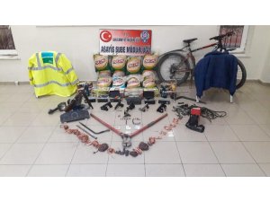 3 ayda meydana gelen 48 hırsızlık olayı aydınlatıldı