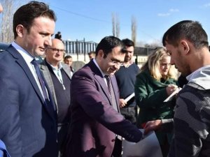 Genç Çiftçilere manda dağıtıldı