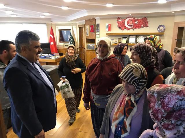 İŞKUR İşçilerinden Başkan Özgüven’e ziyaret