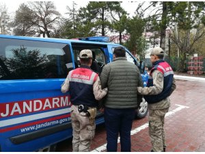 Cezaevi firarisi, jandarmanın takibi sonucunda yakalandı