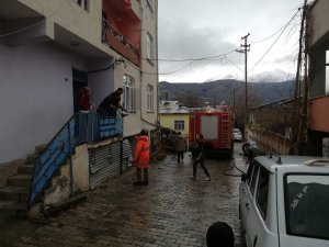 Baca yangını, eşyaları kullanılamaz hale getirdi
