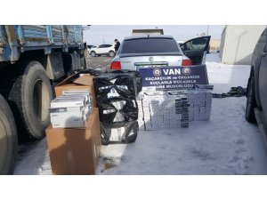 Van’da 8 bin 500 paket kaçak sigara ele geçirildi