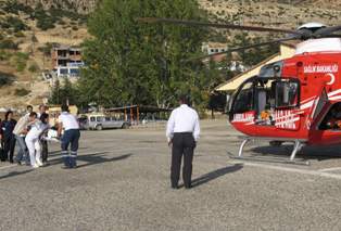 Helikopter ambulans karaman'da