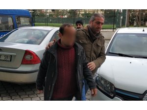 Pencereden atladı ama polisten kaçamadı