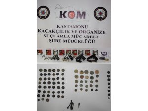 Kastamonu'da tarihi eser kaçakçılığı operasyonu