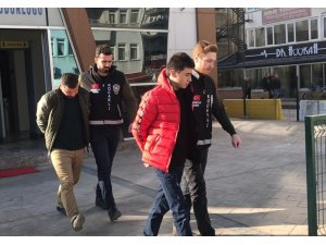 Keserle PTT binasını soyan 2 hırsız tutuklandı
