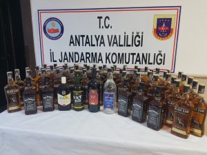 Kumluca’da kaçak içki operasyonu