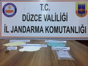 Düzce’de jandarmadan uyuşturucu operasyonu