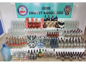 Iğdır’da kaçak içki operasyonu