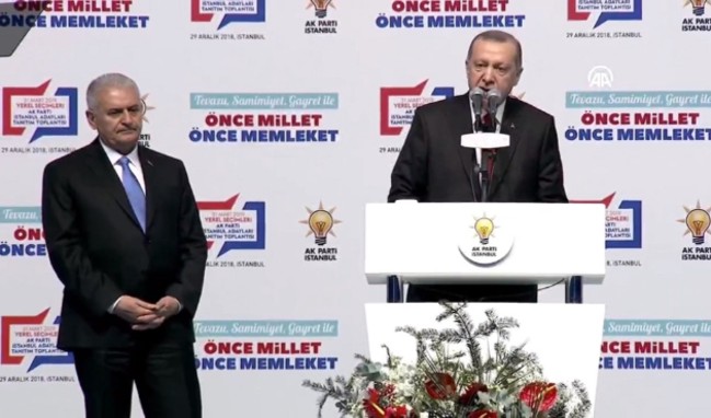 AK Parti'nin İstanbul adayı Binali Yıldırım!